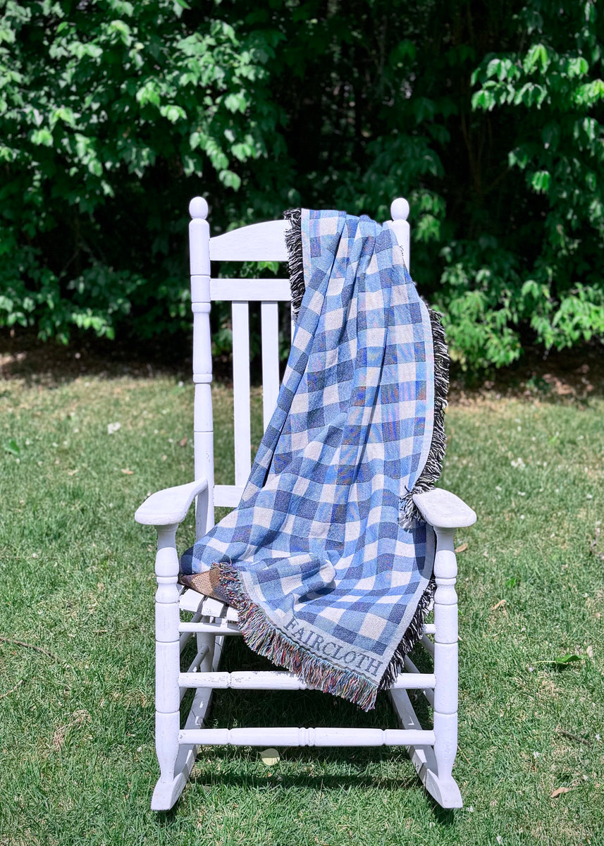 Faircloth - Blue Gingham Blanket – The Nashville Blanket Project