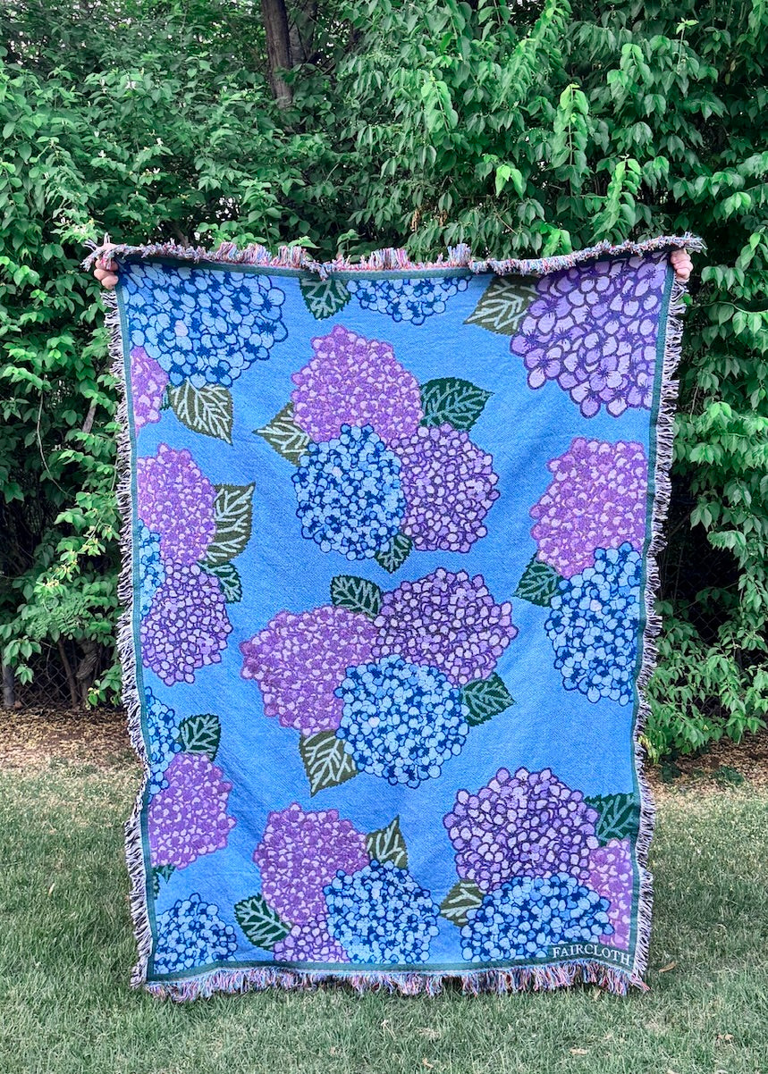 Hydrangea Blanket