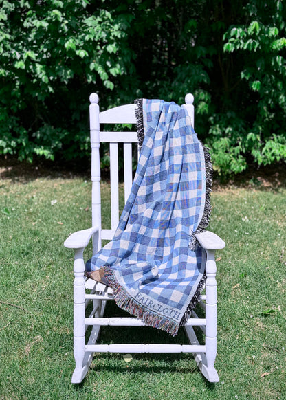 Blue Gingham Blanket