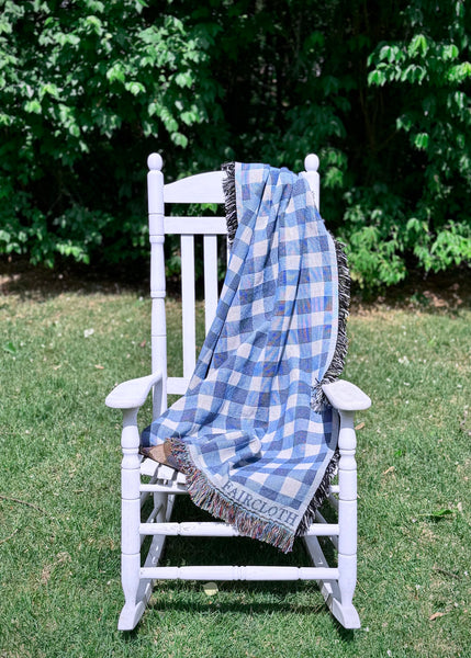 Blue Gingham Blanket