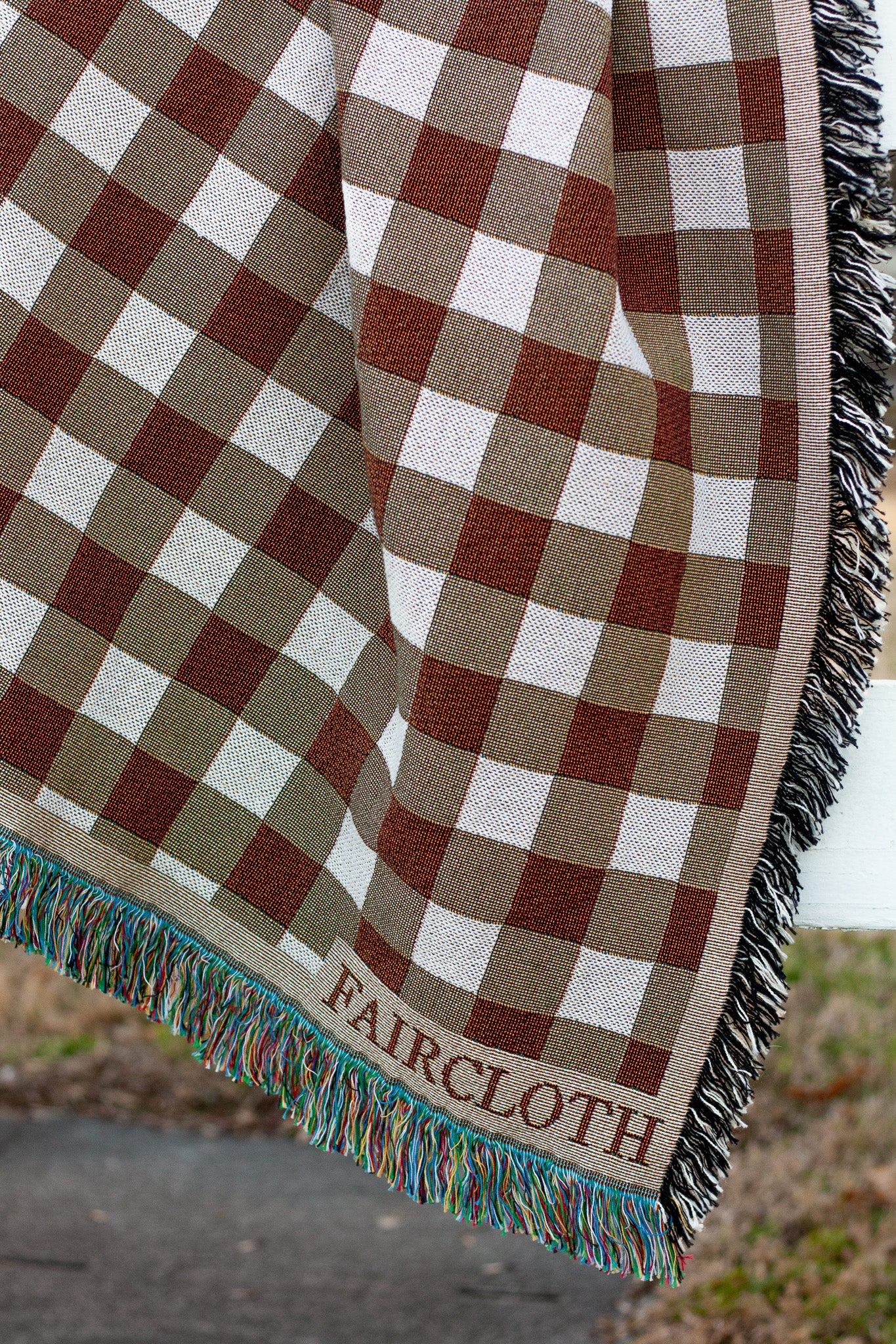 Fall Gingham Blanket