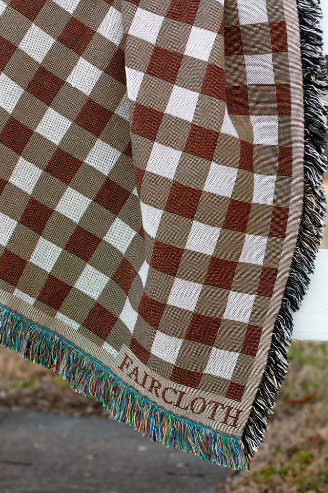 Fall Gingham Blanket